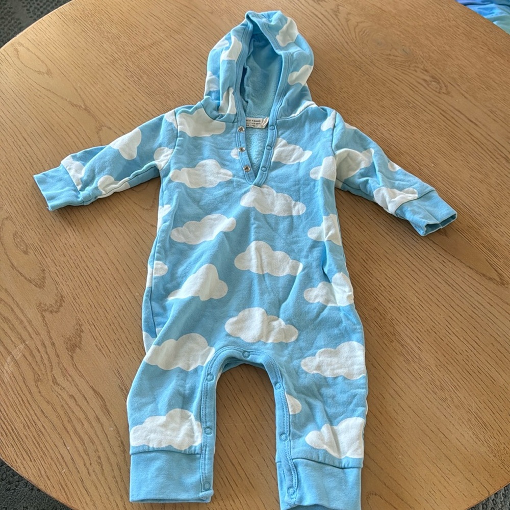 Monica + Andy Cloud Romper (6-9 months)